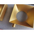 Heat sink gold-plated parts